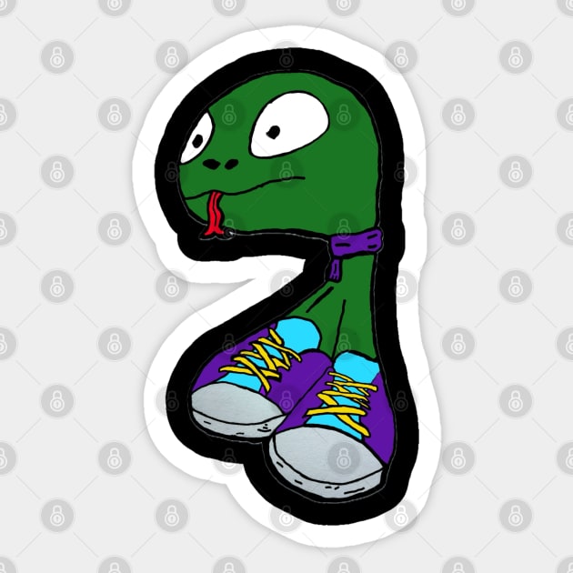 Sneaker Snake Sticker by MUSH